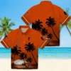 Baltimore Orioles Hawaiian Shirt - Beach Sunset Orange Black - Gift For Men, Women
