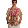 Baltimore Orioles Hawaiian Shirt - Chest Illusion Orange - Gift For Men, Women