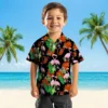 Baltimore Orioles Hawaiian Shirt - Flamingo Foliage Orange Green - Gift For Men, Women