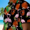 Baltimore Orioles Hawaiian Shirt - Flamingo Foliage Orange Green - Gift For Men, Women