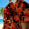 Baltimore Orioles Hawaiian Shirt - Floral Toucan Orange Red - Gift For Men, Women