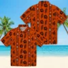 Baltimore Orioles Hawaiian Shirt - Framed Floral Orange - Gift For Men, Women