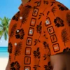 Baltimore Orioles Hawaiian Shirt - Framed Floral Orange - Gift For Men, Women
