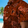 Baltimore Orioles Hawaiian Shirt - Jungle Vibes Orange - Gift For Men, Women
