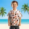 Baltimore Orioles Hawaiian Shirt - Palm Island Print Orange White - Gift For Men, Women