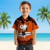 Baltimore Orioles Hawaiian Shirt - Snoopy Surf Orange White - Gift For Men, Women
