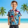 Baltimore Orioles Hawaiian Shirt - Surfing Santa Blue - Gift For Men, Women