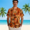 Baltimore Orioles Hawaiian Shirt - Tribal Symbols Orange - Gift For Men, Women