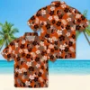 Baltimore Orioles Hawaiian Shirt - Tropical Floral Orange - Gift For Men, Women