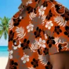 Baltimore Orioles Hawaiian Shirt - Tropical Floral Orange - Gift For Men, Women
