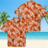 Baltimore Orioles Hawaiian Shirt - Tropical Leaf Orange White - Gift For Men, Women