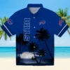 Buffalo Bills Hawaiian Shirt � Beach Sunset Blue Black, Casual Button Down For Men & Women