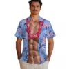 Buffalo Bills Hawaiian Shirt � Chest Illusion Blue, Casual Button Down For Men & Women