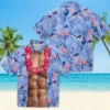 Buffalo Bills Hawaiian Shirt � Chest Illusion Blue, Casual Button Down For Men & Women