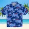 Buffalo Bills Hawaiian Shirt � Coastal Palms Blue, Casual Button Down For Men & Women
