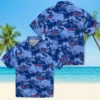Buffalo Bills Hawaiian Shirt � Coastal Palms Blue, Casual Button Down For Men & Women
