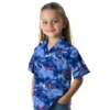 Buffalo Bills Hawaiian Shirt � Coastal Palms Blue, Casual Button Down For Men & Women