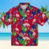 Buffalo Bills Hawaiian Shirt � Flamingo Foliage Blue Green, Casual Button Down For Men & Women
