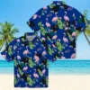 Buffalo Bills Hawaiian Shirt � Flamingo Leaf Motif Blue, Casual Button Down For Men & Women