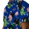 Buffalo Bills Hawaiian Shirt � Flamingo Leaf Motif Blue, Casual Button Down For Men & Women