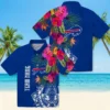 Buffalo Bills Hawaiian Shirt � Floral Polynesian Blue, Casual Button Down For Men & Women