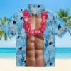 Carolina Panthers Hawaiian Shirt � Chest Illusion Blue, Casual Button Down For Men & Women