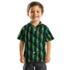 Carolina Panthers Hawaiian Shirt � Corn Motifs Black Green, Casual Button Down For Men & Women
