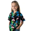 Carolina Panthers Hawaiian Shirt � Flamingo Foliage Blue Green, Casual Button Down For Men & Women