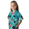 Carolina Panthers Hawaiian Shirt � Custom Hibiscus Blossoms Blue, Casual Button Down For Men & Women