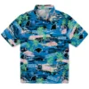Carolina Panthers Hawaiian Shirt � Tropical Palms, Casual Button Down For Men & Women