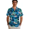Carolina Panthers Hawaiian Shirt � Tropical Palms, Casual Button Down For Men & Women