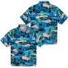 Carolina Panthers Hawaiian Shirt � Tropical Palms, Casual Button Down For Men & Women