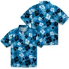 Carolina Panthers Hawaiian Shirt � Tropical Floral Pattern, Casual Button Down For Men & Women