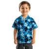 Carolina Panthers Hawaiian Shirt � Tropical Floral Pattern, Casual Button Down For Men & Women