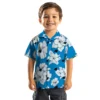 Carolina Panthers Hawaiian Shirt � Hibiscus Blooms Blue White, Casual Button Down For Men & Women