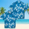 Carolina Panthers Hawaiian Shirt � Hibiscus Clusters Blue, Casual Button Down For Men & Women