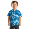 Carolina Panthers Hawaiian Shirt � Hibiscus Clusters Blue, Casual Button Down For Men & Women