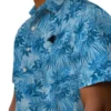 Carolina Panthers Hawaiian Shirt � Leafy Pattern Blue, Casual Button Down For Men & Women