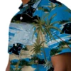 Carolina Panthers Hawaiian Shirt � Palm Horizon Blue, Casual Button Down For Men & Women