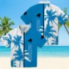 Carolina Panthers Hawaiian Shirt � Palm Trees Blue White, Casual Button Down For Men & Women