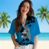 Carolina Panthers Hawaiian Shirt � Surfing Mickey Blue, Casual Button Down For Men & Women