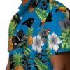 Carolina Panthers Hawaiian Shirt � Toucan Hibiscus Pineapple Blue Green, Casual Button Down For Men & Women