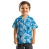 Carolina Panthers Hawaiian Shirt � Tropical Leaf Blue White, Casual Button Down For Men & Women