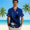 Chicago Cubs Hawaiian Shirt - Beach Sunset Blue Black - Gift For Men, Women