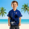 Chicago Cubs Hawaiian Shirt - Beach Sunset Blue Black - Gift For Men, Women