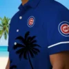 Chicago Cubs Hawaiian Shirt - Beach Sunset Blue Black - Gift For Men, Women