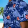 Chicago Cubs Hawaiian Shirt - Coastal Palms Blue - Gift For Men, Women