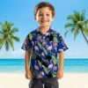 Chicago Cubs Hawaiian Shirt - Flamingo Leaves Blue - Gift For Men, Women