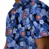 Chicago Cubs Hawaiian Shirt - Floral Pineapple Blue - Gift For Men, Women