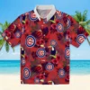 Chicago Cubs Hawaiian Shirt - Floral Toucan Blue Red - Gift For Men, Women